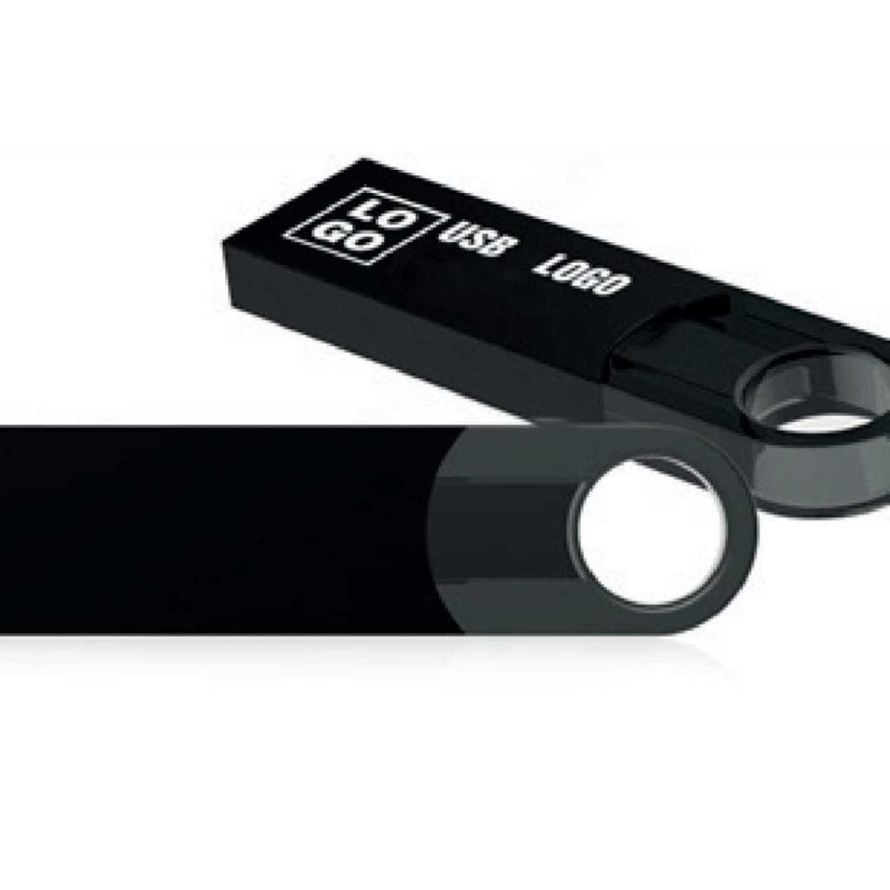 Black Metal USB Flash Drive