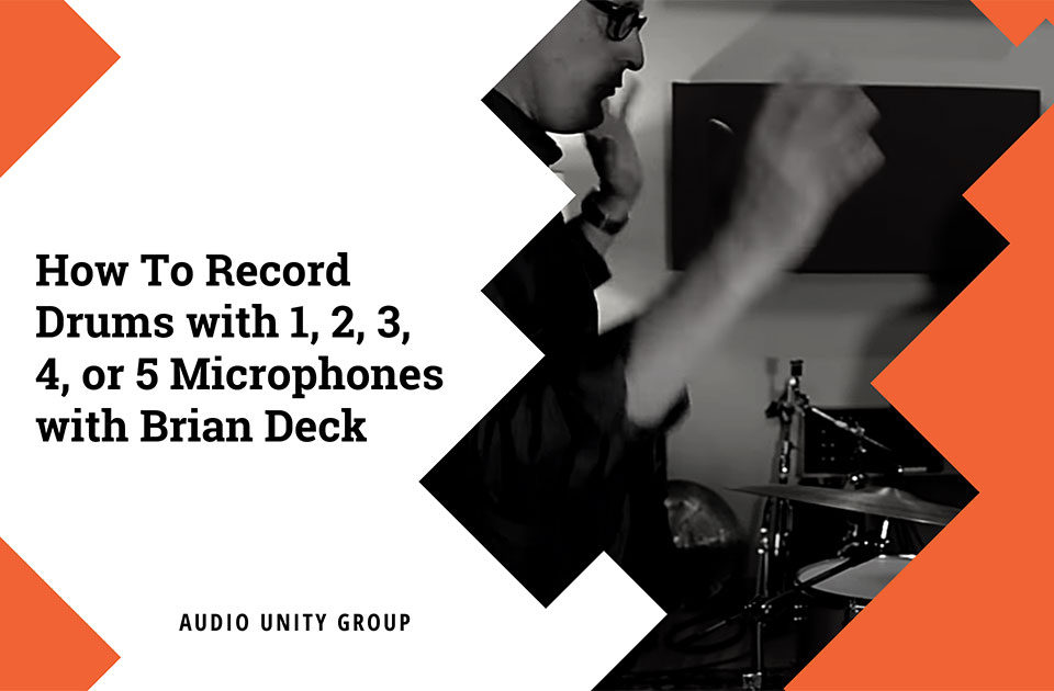 How-To-Record-Drums-with-1,-2,-3,-4,-or-5-Microphones-with-Brian-Deck-
