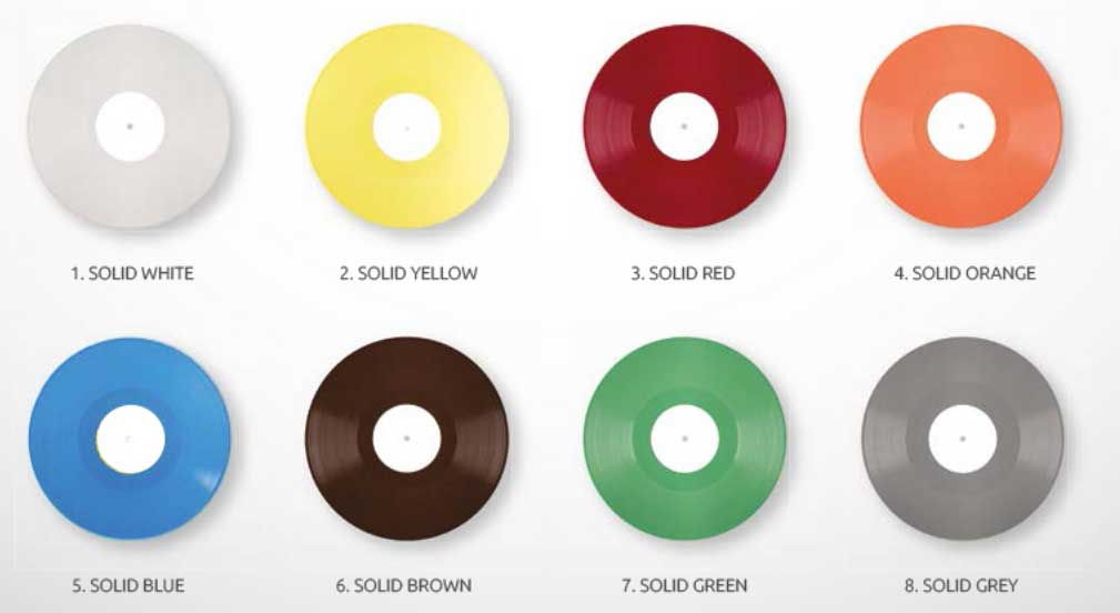 Vinyl colours p1