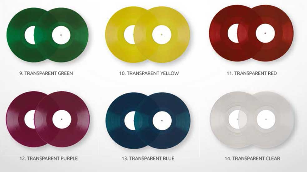 Vinyl colours p2