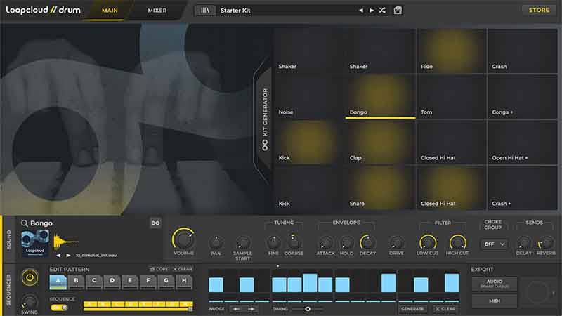 Best drum machine plugins Loopcloud_DRUM_MainImage