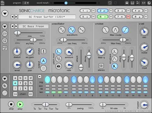 Best drum machine plugins MicroTonic