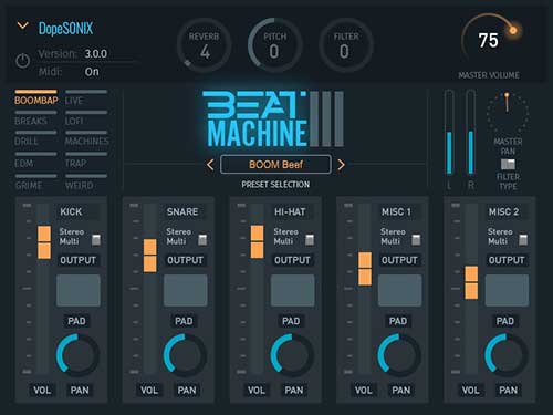 Best drum machine plugins Beat_Machine_3