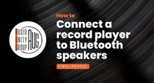 How to Connect a record player to Bluetooth speakers