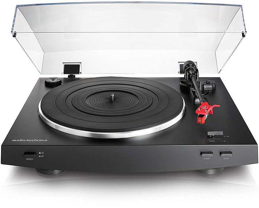Audio-Technica AT-LP3BK shown from the front