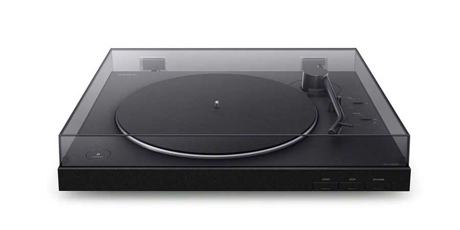 Sony-PS-LX310BT-Bluetooth-Turntable shown from the front