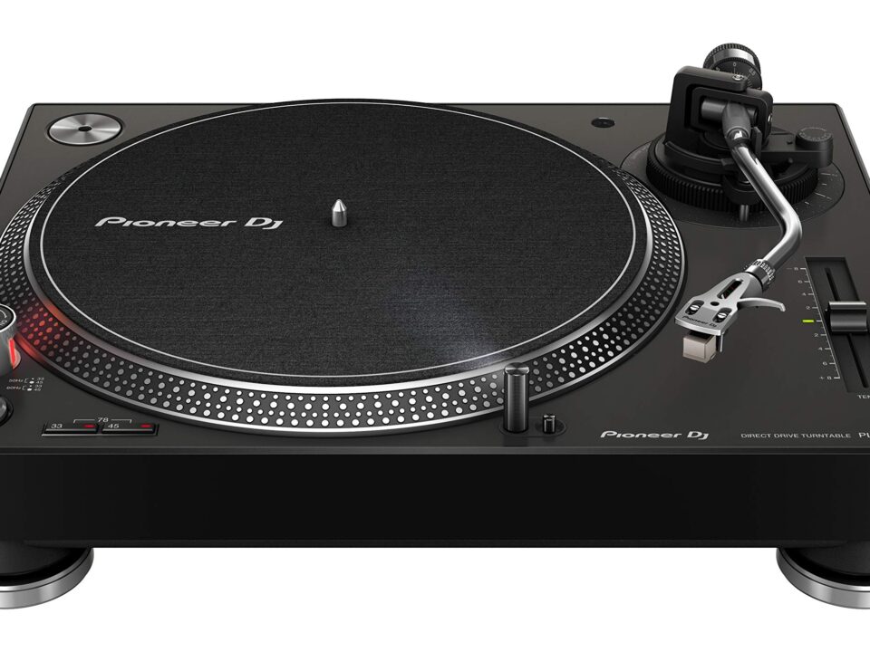 Pioneer DJ PLX-500-K Direct Drive DJ Turntable, Black